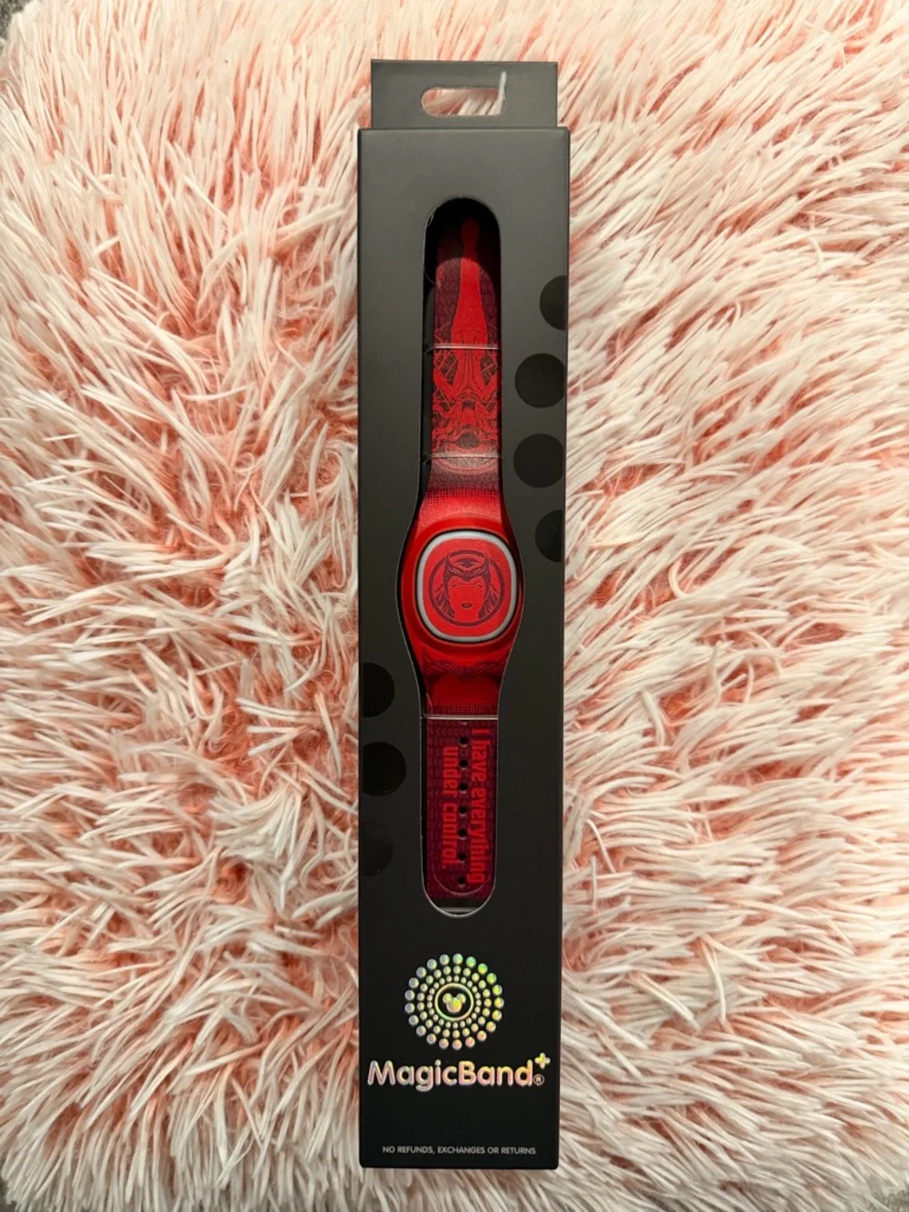 Red Disney MagicBand plus Scarlett Red Witch Wanda Marvel